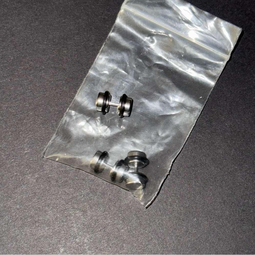 Body Jewelry For Men & Women Surgical Steel Cheater Plug 3mm Earrings NWT